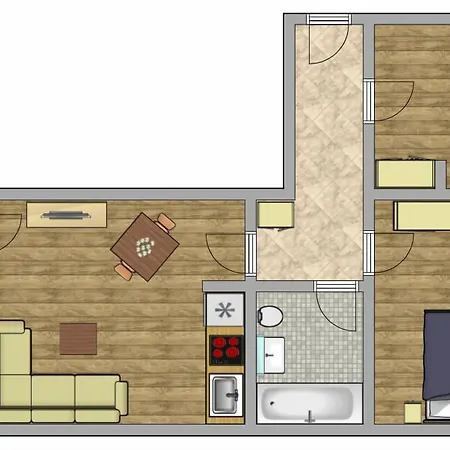 Lindenschloesschen & Schlossgarten 公寓 *